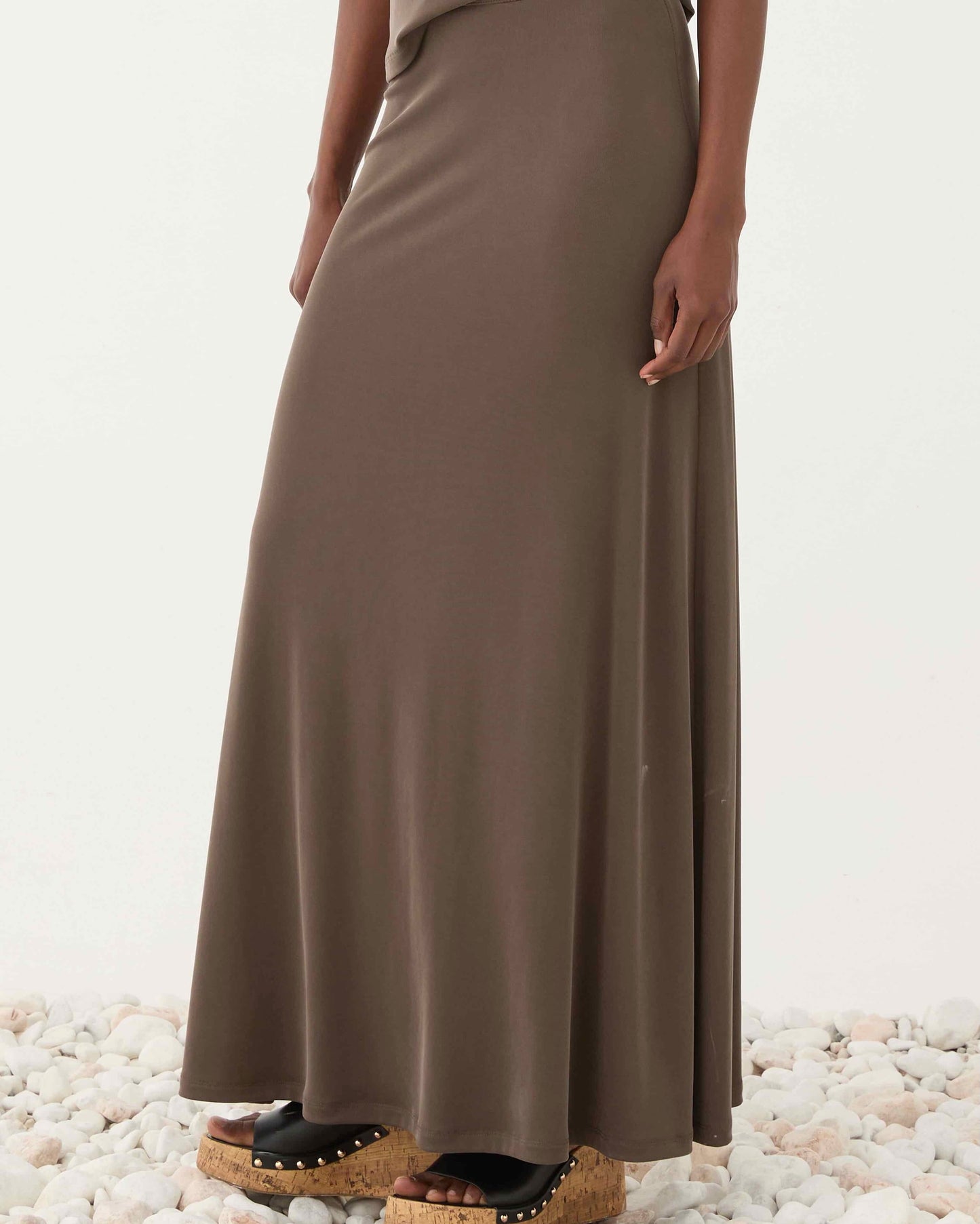 Grigio Fango Skirt