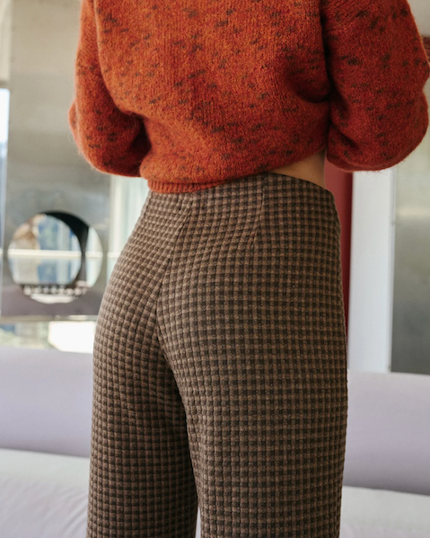 Indi Double Jacquard Knitted Pants