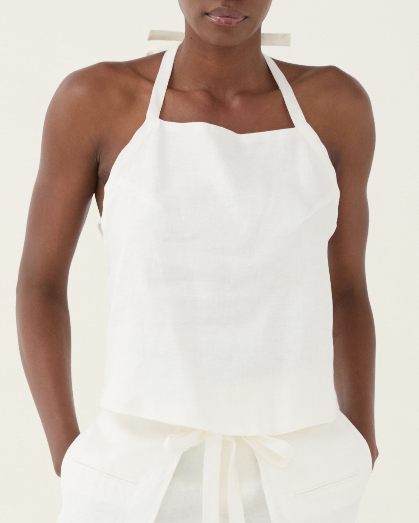 Bianco Halter Top
