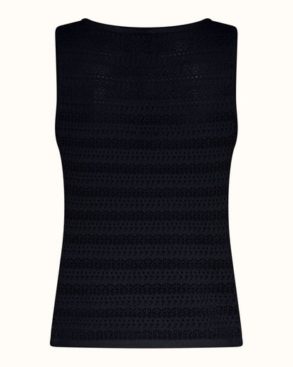 Alma Knit Top - Navy
