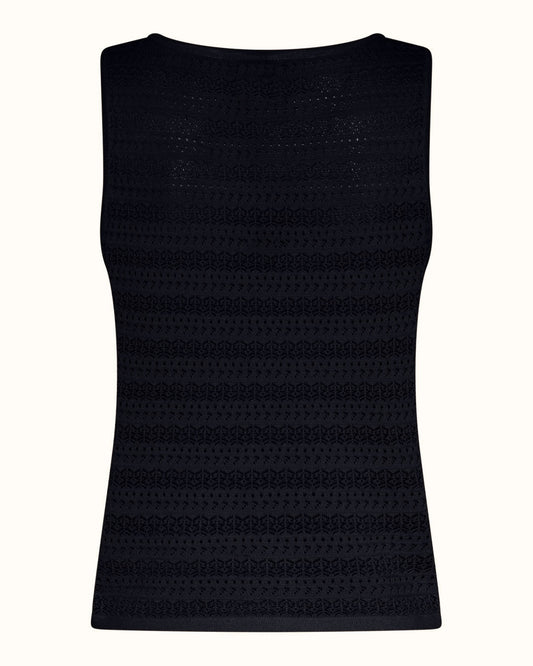 Alma Knit Top - Navy