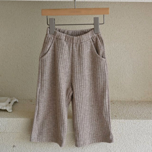 Ribbed Wide Pant