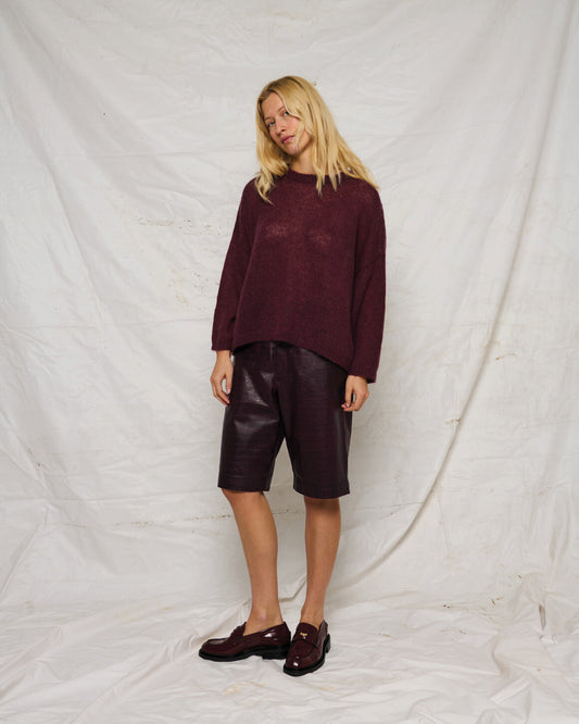 Wine Asta Knit