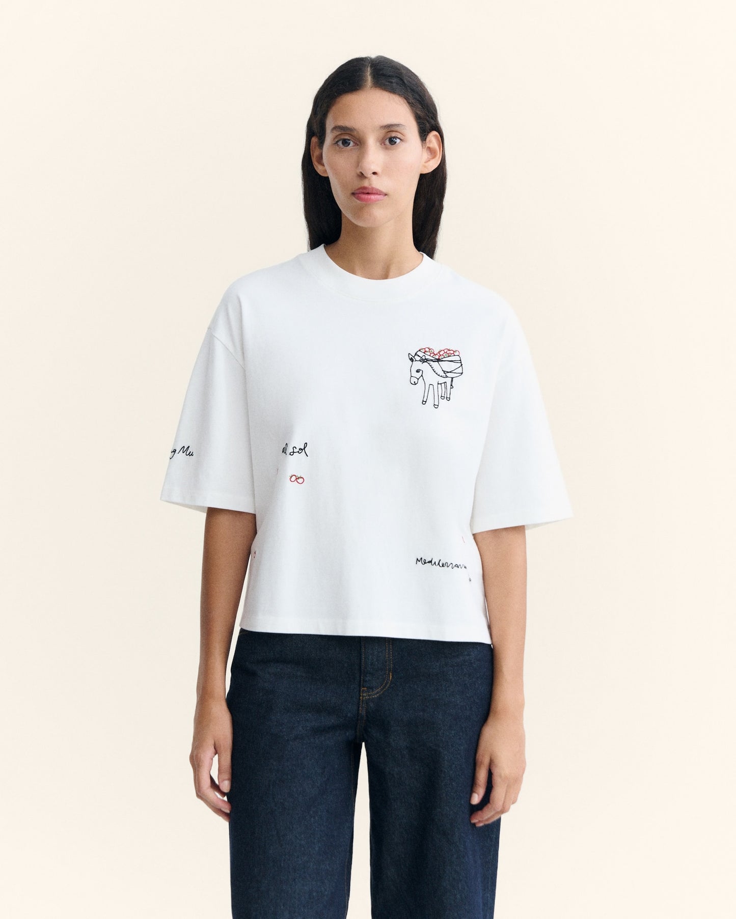 Tomatera White Lena Tee