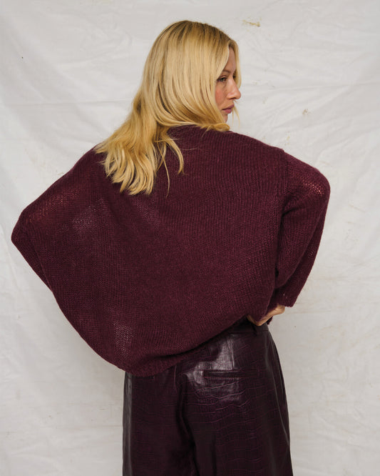 Wine Asta Knit