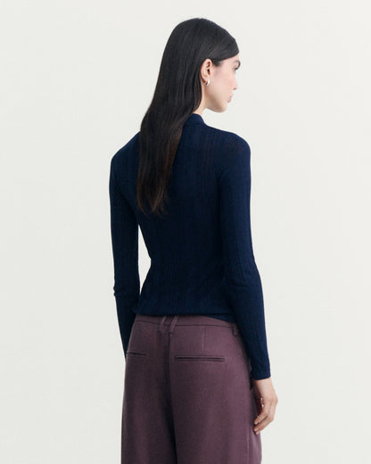 Navy Dante Knitted Sweater