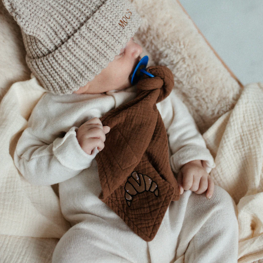 Pacifier Cloth - Croissant Cuddle