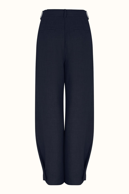 108 Clendis Tappered Button Detail Pant